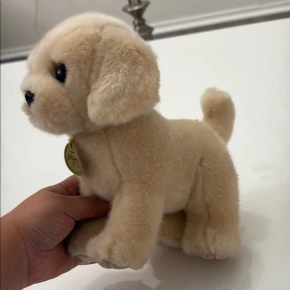 Aurora Myoni Tots 10” Golden Lab Plush Puppy - Picture 11 of 11